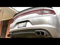 Carven TR mufflers and X-pipe Cold start on Charger 3.6L