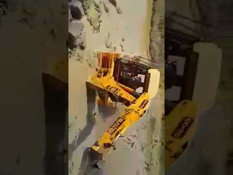 ACE AX130 BACKHOE LOADER FOR EXCAVATION IN MARSH