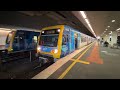 Metro X'Trapolis Arriving &amp; Departing Box Hill Station from Mooroolbark to Flinders Street