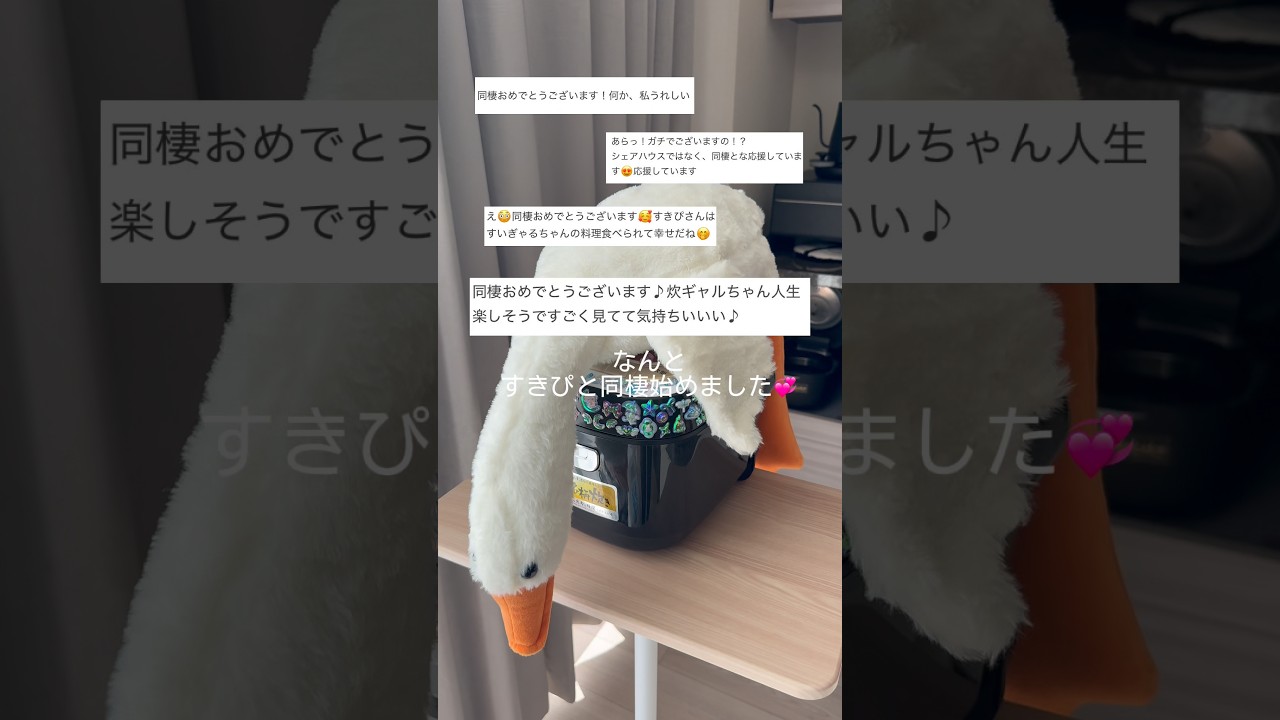 【ご報告すきぴと同棲はじめました】