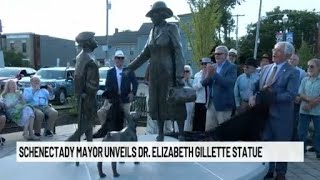 Schenectady mayor unveils Dr. Elizabeth Gillette statue