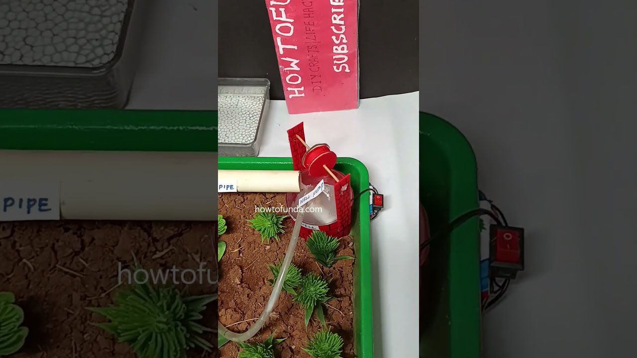 Rainwater Harvesting Working Model For Agriculture Fields Shorts Howtofunda