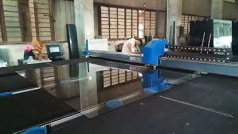 cnc glass cutting machine with loading cutting breaking function