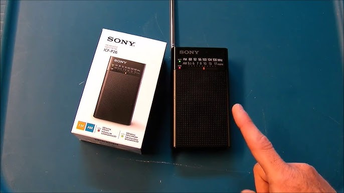 Radio Receptor Am Fm Portatil Sony Icf-s10mk2 De Bolsillo Review Unboxing 