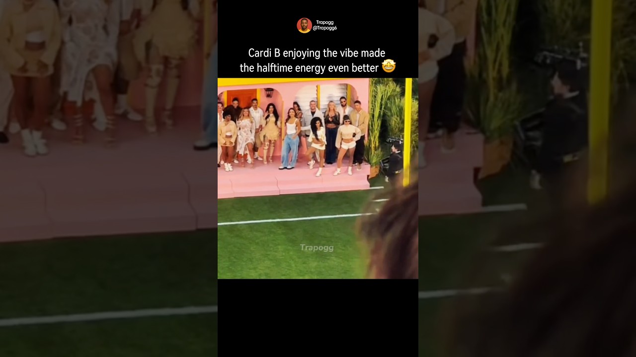 Cardi B showing up during Bad Bunny’s Super Bowl halftime show was such a vibe 🔥…