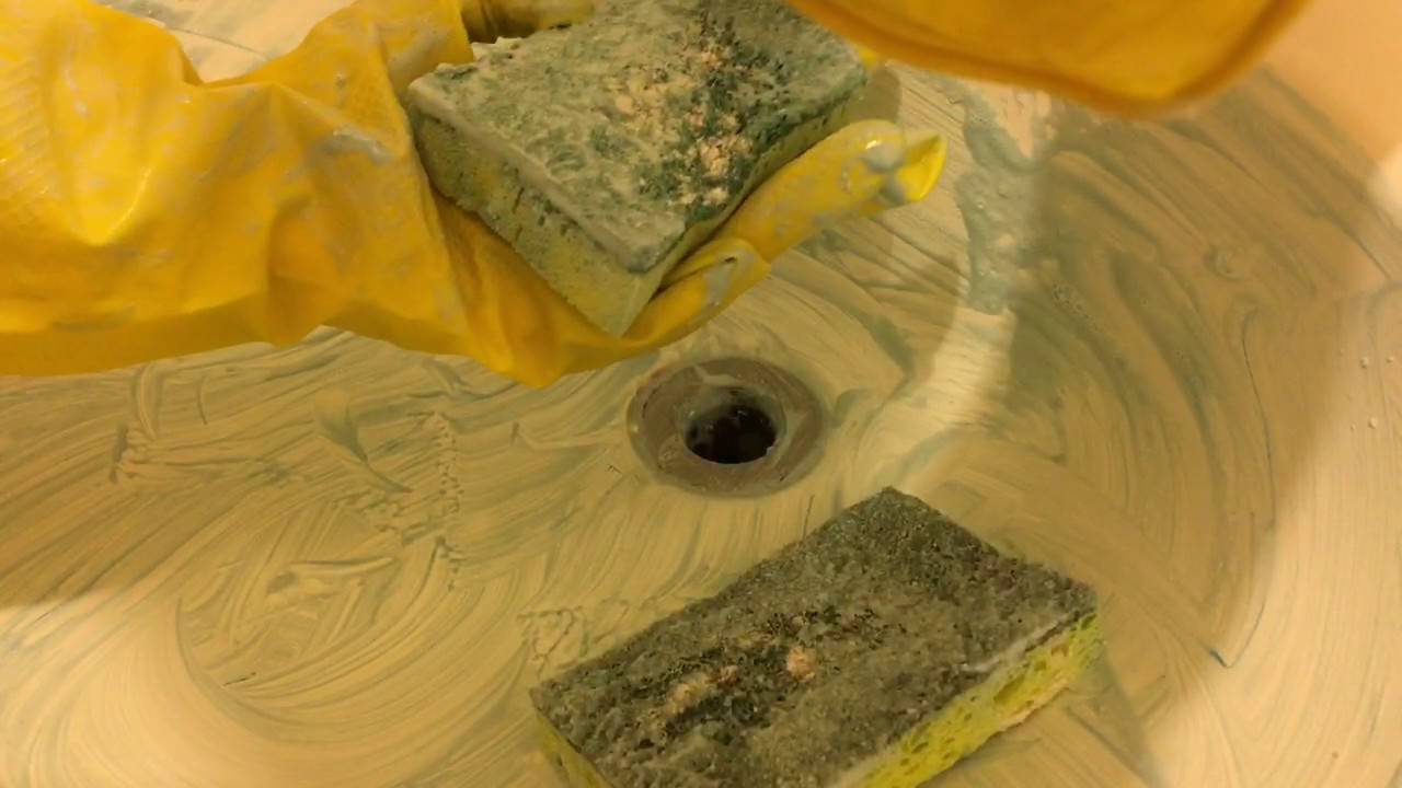 ASMR: Sink Scrubbing & Sponge Destroying