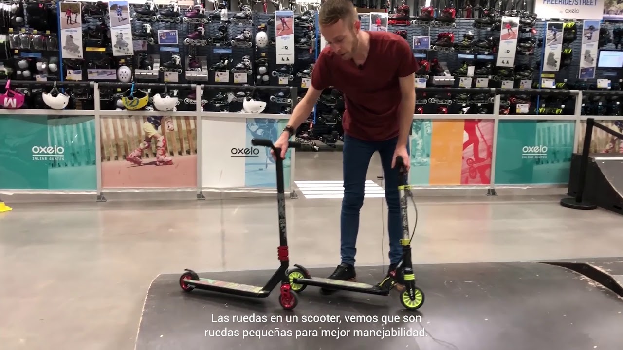 patata informal bandera nacional Diferencias entre scooter y patinete junior - YouTube
