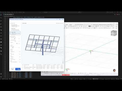 Parametric Solar Mounting Design with the RFEM 6 API