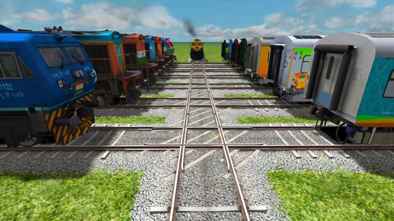 🔥 Extreme Railroad Crossing 🚆 | Bumpy & Forked Railroad Tracks ...