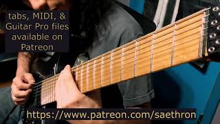 Swybrid picking exercise for 8 string guitar