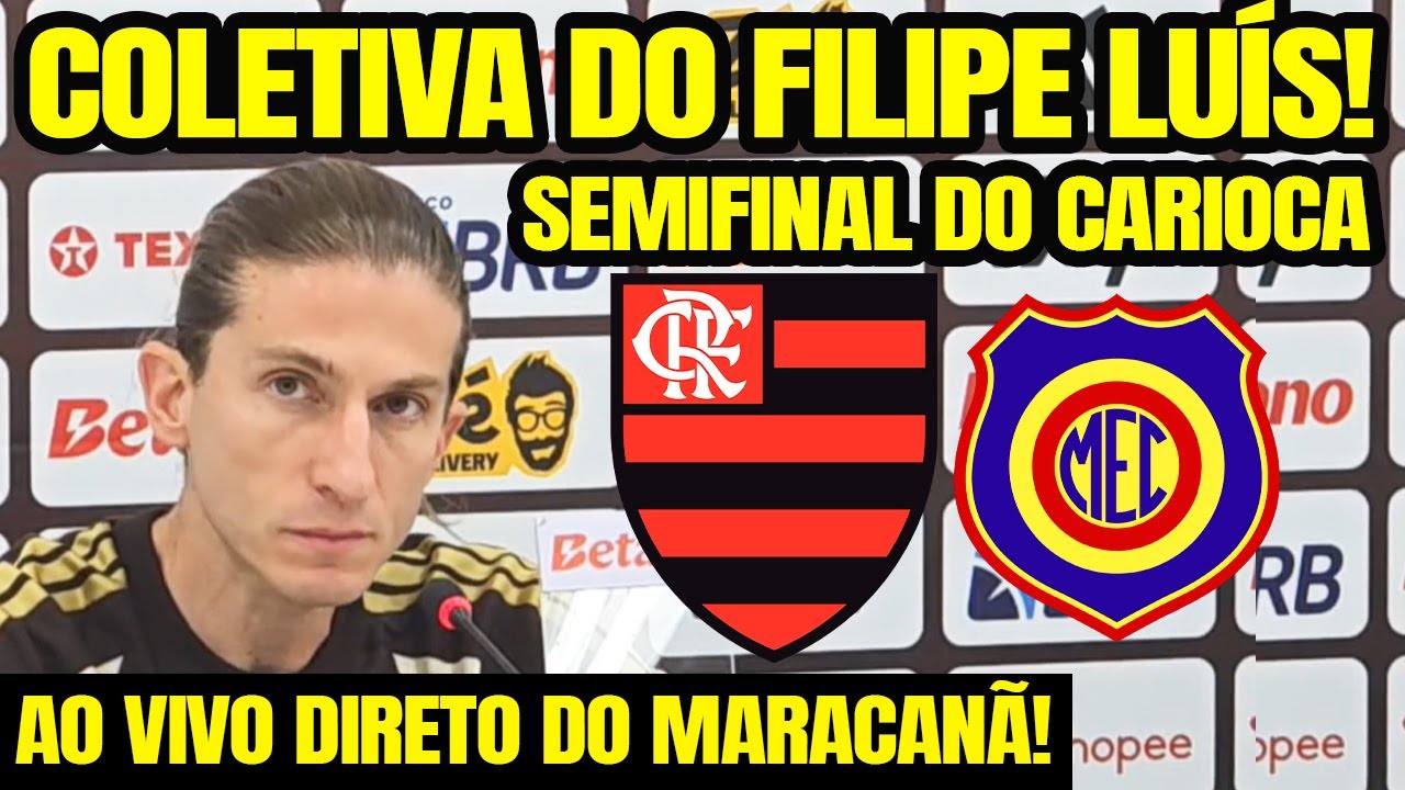 PÓS-JOGO: COLETIVA DO FILIPE LUÍS AO VIVO APÓS FLAMENGO X MADUREIRA / SEMIFINAL CARIOCA 2026