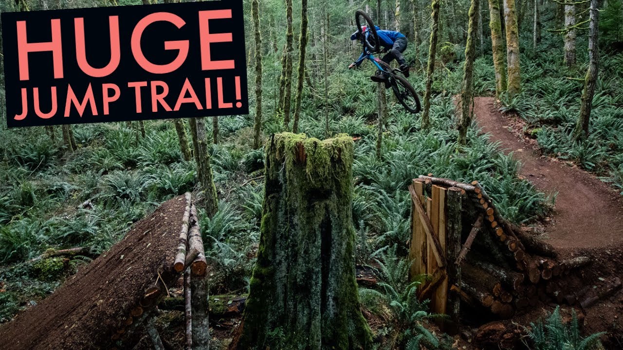 МОЙ ОГРОМНЫЙ ТРЕЙЛ ДЛЯ ПРЫЖКОВ!! АКУЛИНЫЙ ТОРМОЗ