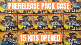 Prerelease Pack Case (15 Kits) of Outlaws of Thunder Junction Opened! #MTG #MTGOTJ Ships 4/12