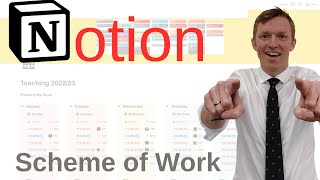 Teacher Scheme of Work in Notion | Teacher Tutorial 2023 screenshot 5