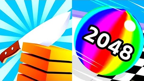 Slice lt All! Vs Ball Run 2048 Games Pro All Levels Walkthrough Gameplay iOS,Android Update New