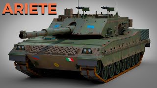 A este tanque se lo comerían en Ucrania - MBT C1 Ariete Italiano😱