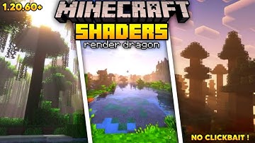 Top 5 BEST SHADER FOR MINECRAFT PE 1.20.60+ | RENDER DRAGON SHADER MCPE Criptbow Gaming