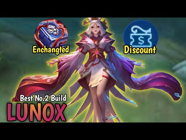 Best No.2 Lunox Build (must try)!! - NonStop WAR GamePlay || BEST BUILD LUNOX 2024 class=