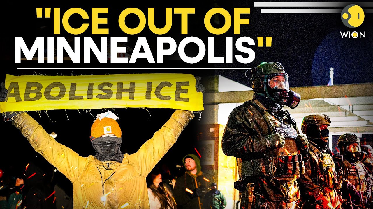 Minneapolis Shooting LIVE: Protest Rock Minneapolis After Fatal ICE Shooting | WION