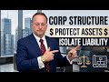 How to Set Up a Corporate Structure to Protect Assets &amp; Isolate Liability