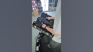 LED curved screen: breaking the plane. #ledwall #ledscreen #leddisplay #eagerled #ledmodule