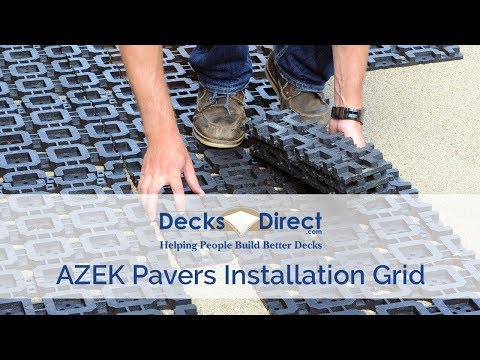 AZEK Pavers Installation Grid