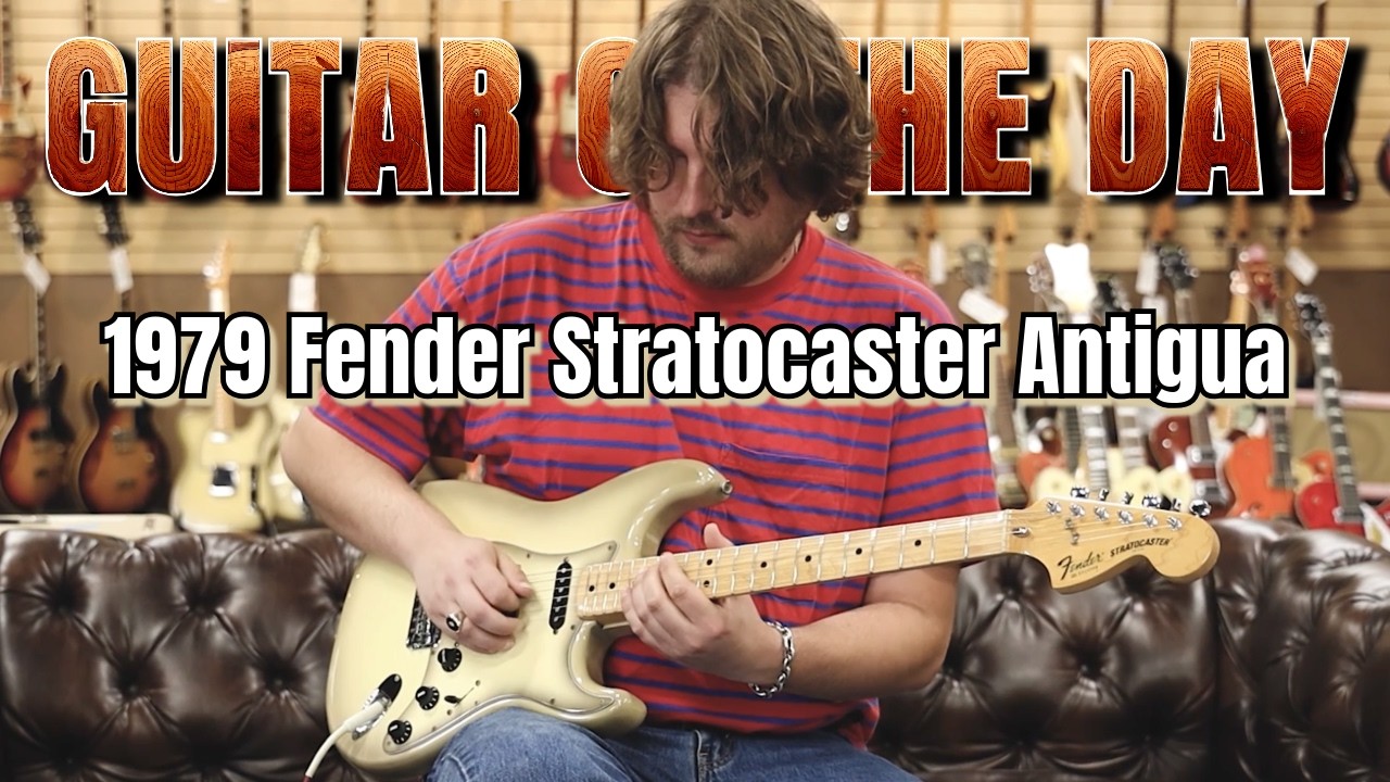 1979 Fender Stratocaster Antigua | Guitar of the Day - YouTube
