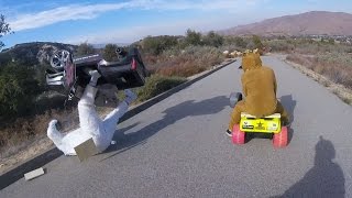 Extreme Downhill Powerwheels Battle