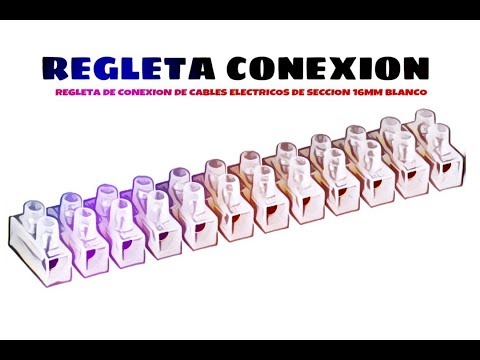 Video de Regleta de conexion de cables electricos de seccion 16 mm Blanco 15 A