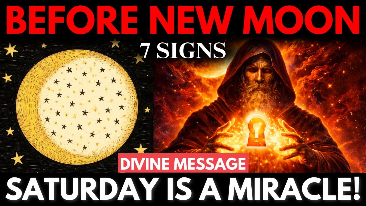 Before the New Moon 🌑 A HUGE Miracle Activates Tonight! Don’t Miss These 7 Signs!