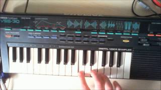 How to make a Sigur Ros style Lo-Fi sampled vocal sound on the Yamaha VSS-30
