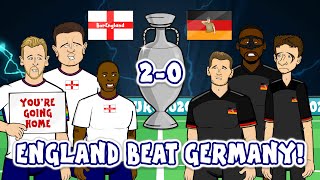 ?ENGLAND BEAT GERMANY? (2-0 Sterling Kane Goals Highlights Euro 2020)