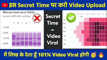 🔴 रातों-रात Video Viral | Youtube video upload karne ka sahi time |best time to upload youtube short