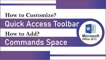 How to Customize Quick Access Toolbar | Ms Office Touch/Mouse Mode | PVTC Students | Sikku Tech