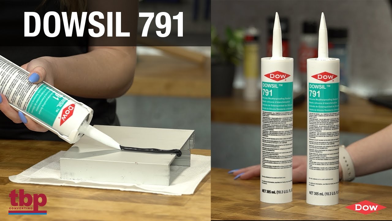 TBP Converting | Dowsil 791 | Silicone Weatherproofing Sealant - YouTube