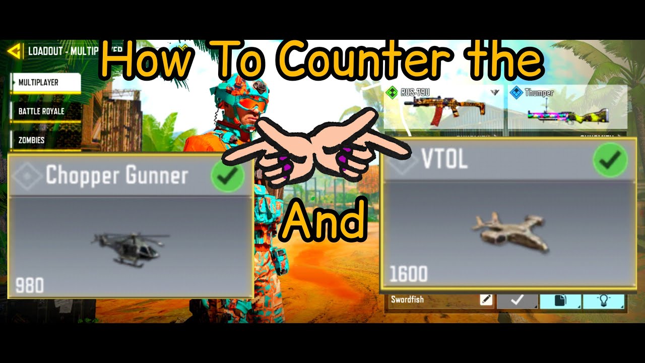 How To Counter Chopper Gunner In COD Mobile! YouTube
