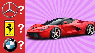 GUESS THE CAR BRAND BY CAR | (Famous cars) | Car quiz challenge