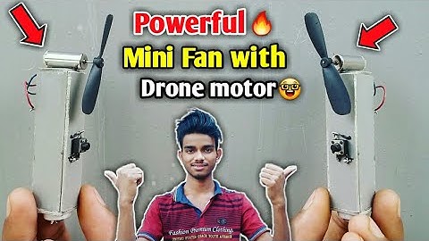 How To Make Mini Fan at Home😀 | Summer experiment | Ak technical amrit | samar experiment