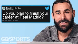 French Footballer Karim Benzema Replies to Fans on the Internet | Actually Me | GQ Sports