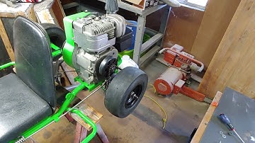 vintage go kart brake installation