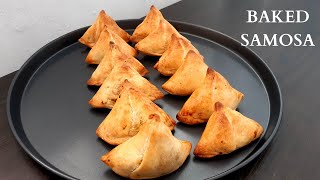 Baked Aloo Samosa Recipe  | Less oil aloo samosa | No deep fried potato samosa | Baked Potato Samosa