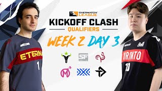 Overwatch League 2022 Season | Kickoff Clash Qualifiers | Week 2 Day 3 — West