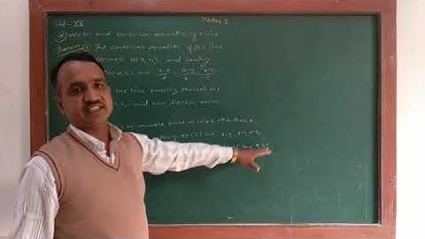 Line and Plane ; lecture 1 by Atul Limgude sir