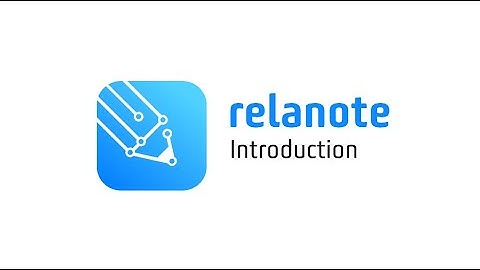 Intro video for the Relanote Note-taking App