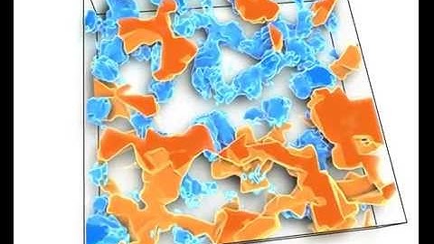 Flow field phases through a piece of sucrosic dolomite