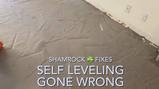 (DIY) SELF LEVELING GONE WRONG screenshot 4