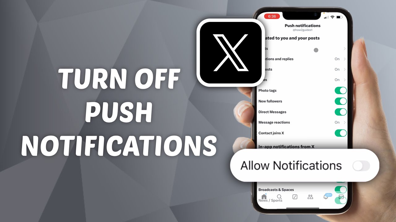 How to Turn Off Push Notifications on X (Twitter)