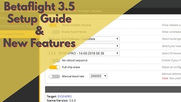 Betaflight 3.5 - Initial Setup Guide