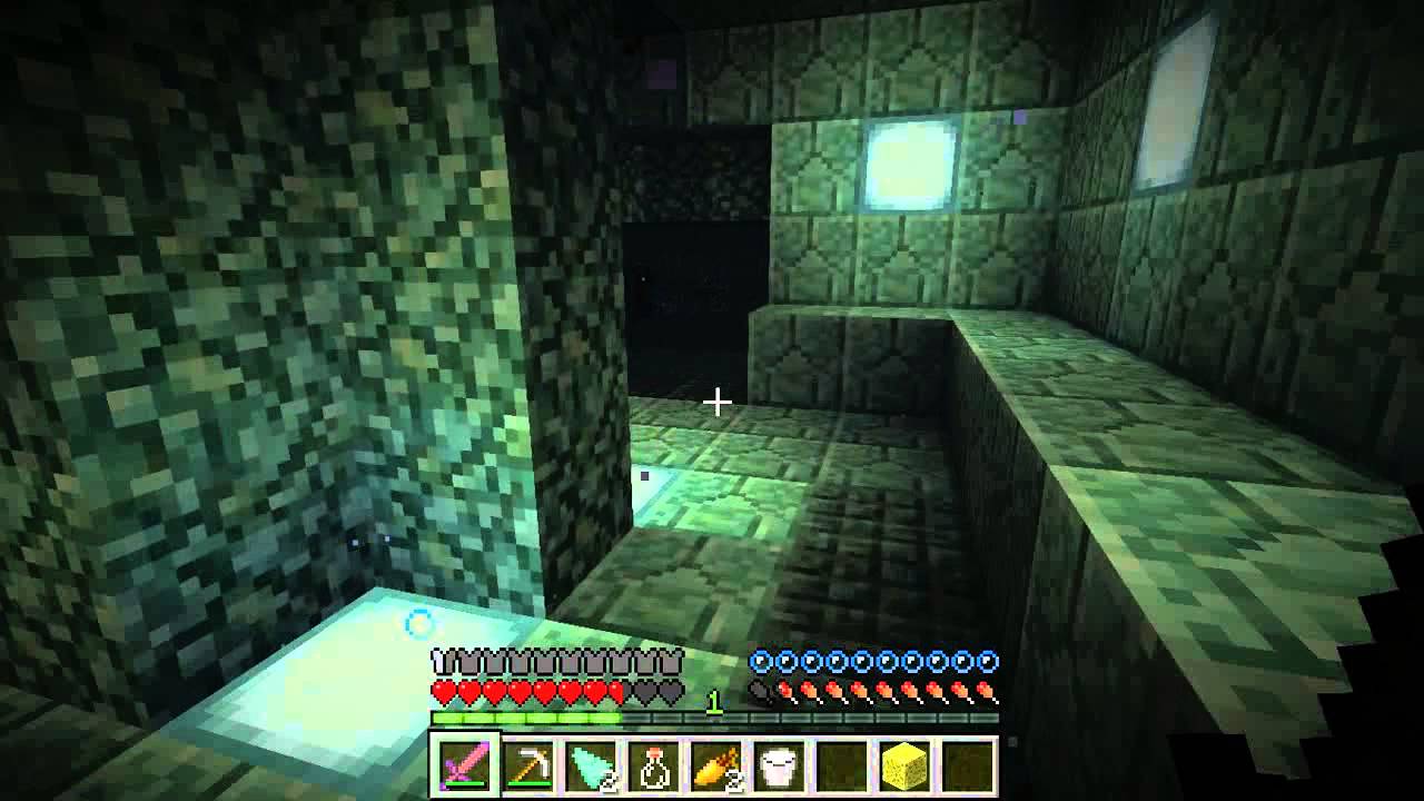 How To Raid Water Temples Ocean Fortress Speedrun Underwater Stronghold Seed Minecraft 1 8 Youtube