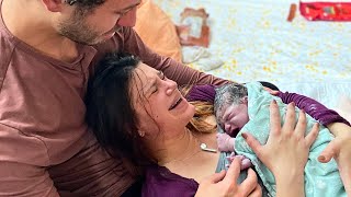 HOME BIRTH VLOG | RAW \& EMOTIONAL Birth